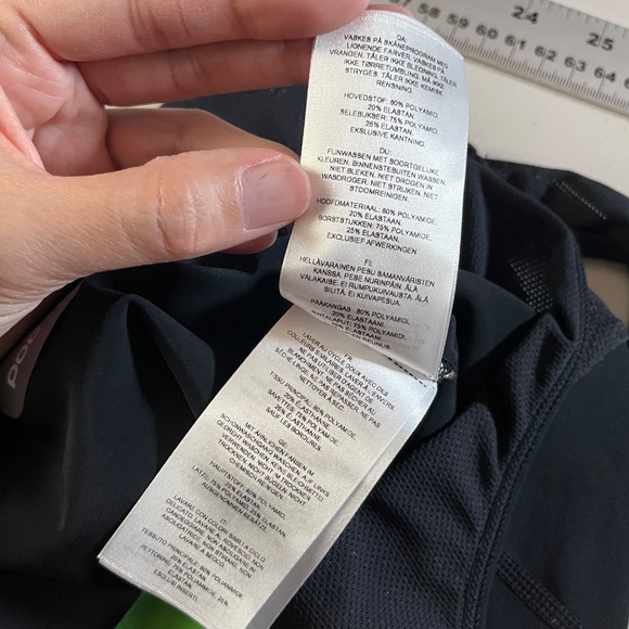 POC Padded VPD Bike Performance Bib Shorts - Women's Size L - Black - Picture 8 of 8